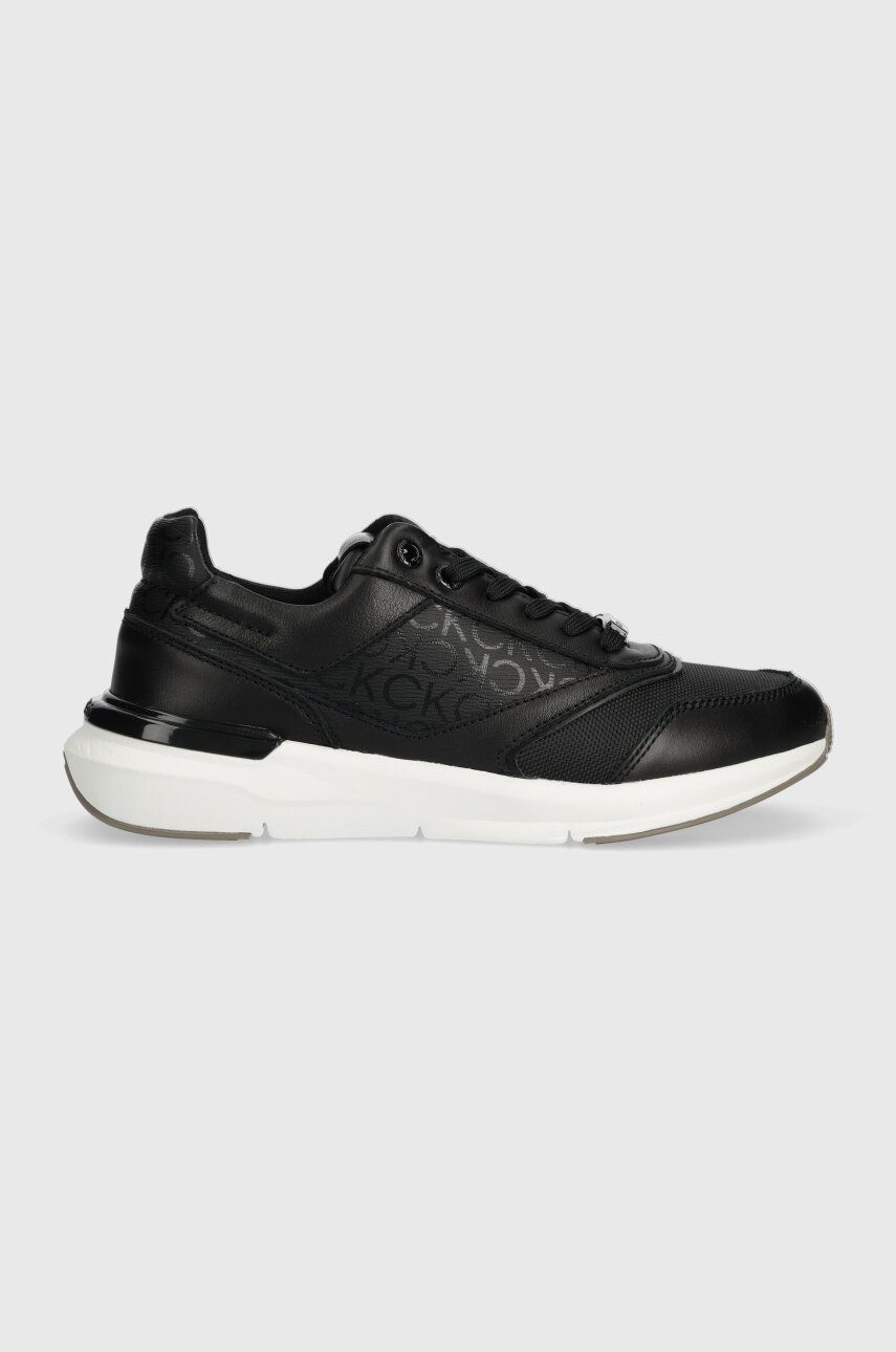 Levně Sneakers boty Calvin Klein RUNNER LACE UP EPI MONO MIX černá barva, HW0HW01912