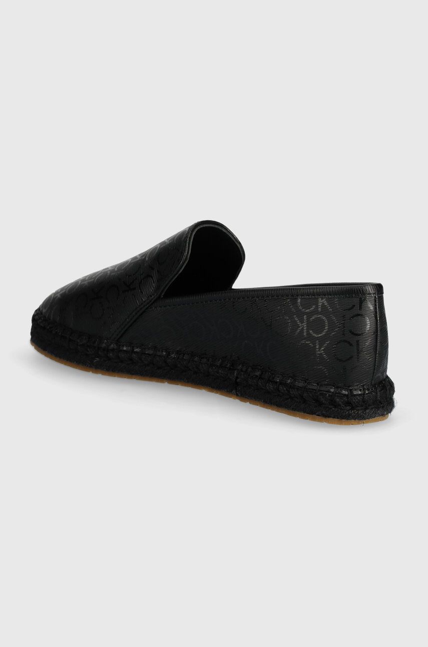 Espadrile Calvin Klein ESPADRILLE EPI MONO črna Barva, HW0HW01917