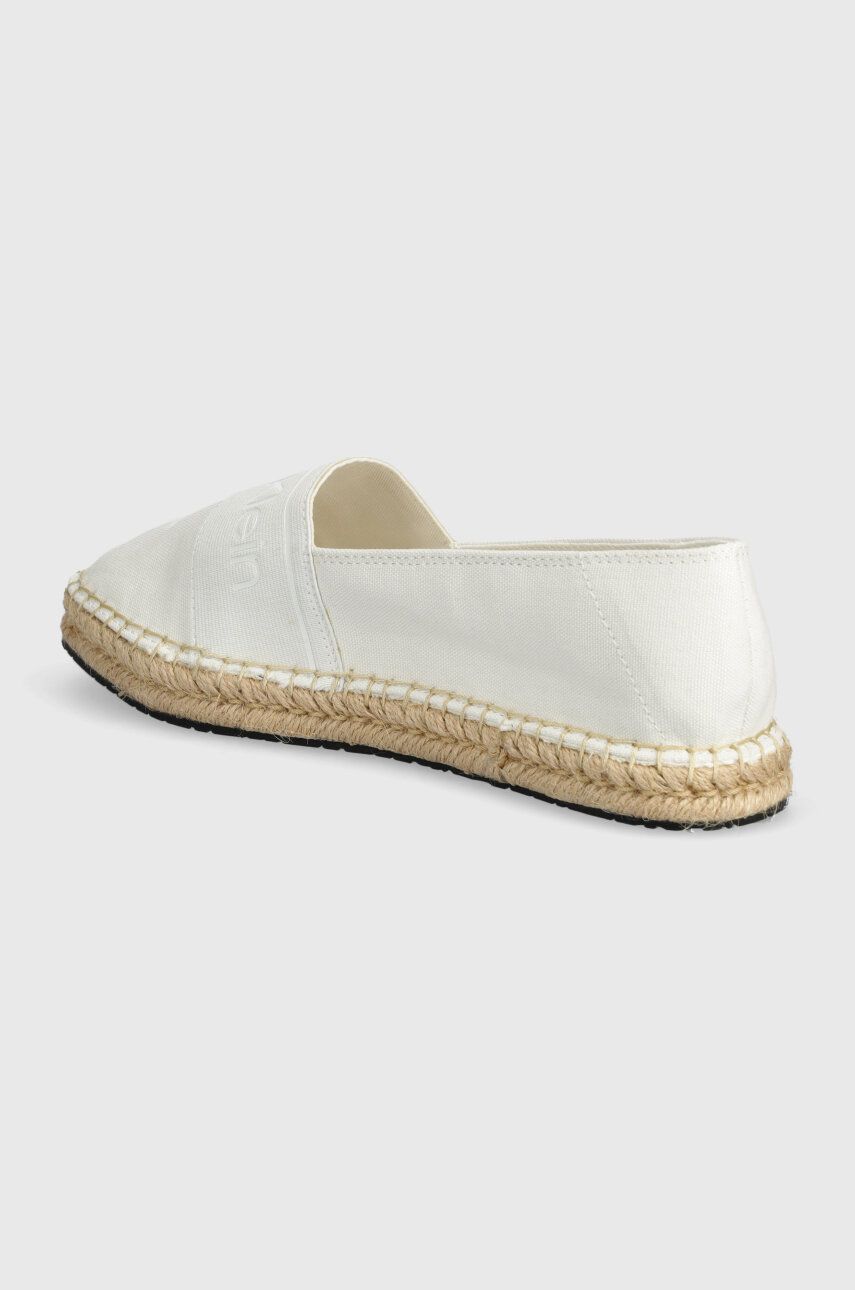 Espadrile Calvin Klein ESPADRILLE HE Bela Barva, HW0HW01918