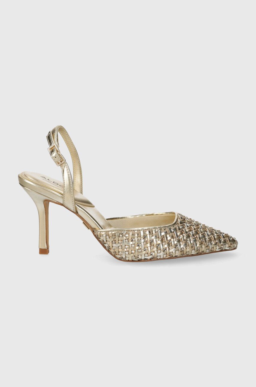 Aldo pantofi cu toc Eleonore culoarea auriu, 13738913.Eleonore