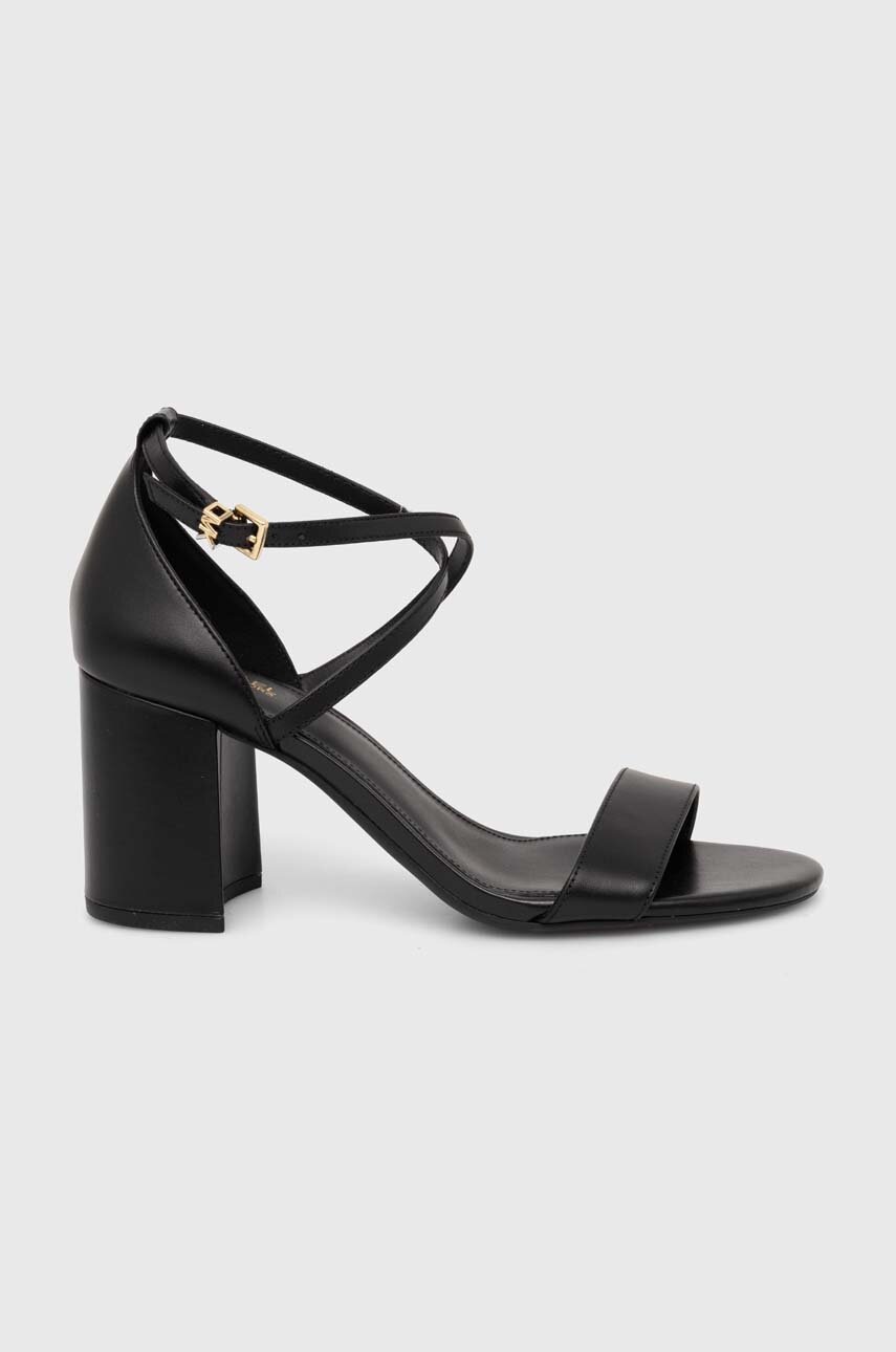 

Кожени сандали MICHAEL Michael Kors Sophie в черно 40S4SOMS1L, Черен