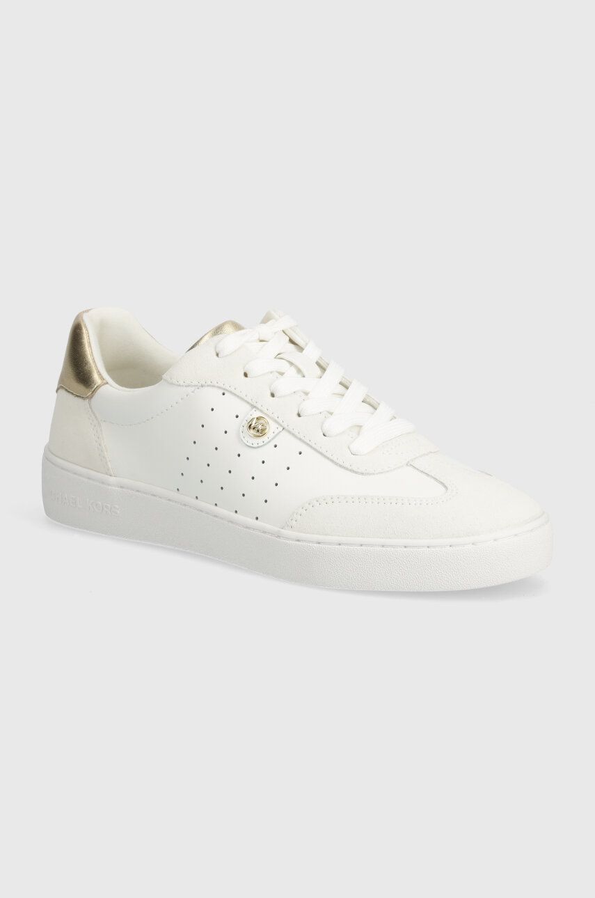 MICHAEL Michael Kors sneakers din piele Scotty culoarea alb, 43S4SCFS1L