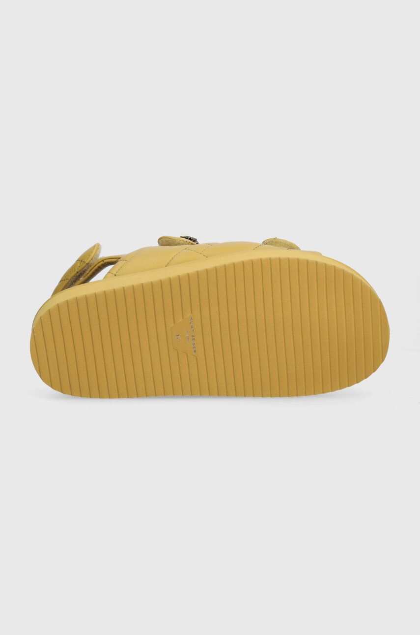 Kožené sandály Kurt Geiger London Orson Puff dámské, béžová barva, 2020643109 2020643109.BEIGECOMB EUR 37