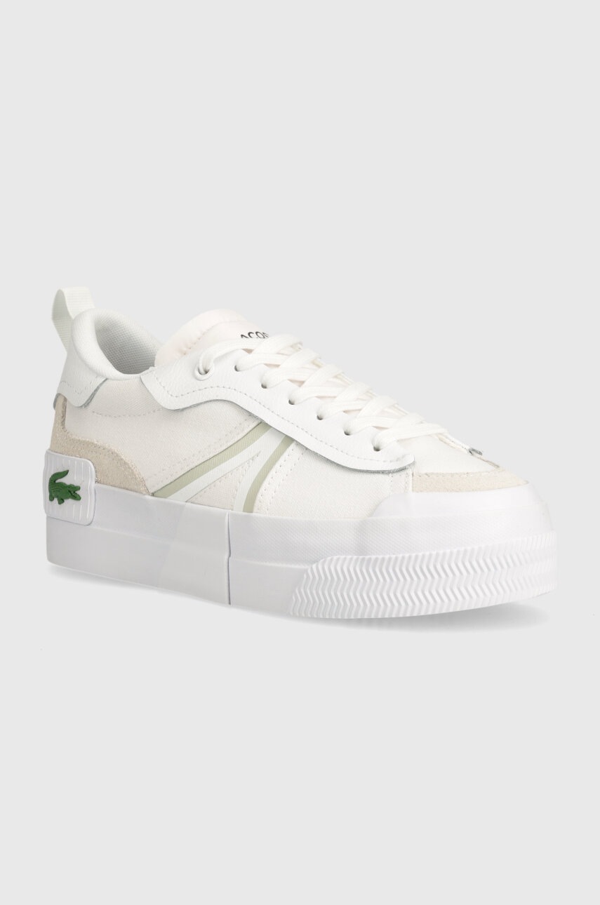 

Маратонки Lacoste L004 Platform Contrasted Croc в бяло 47CFA0028, Бял