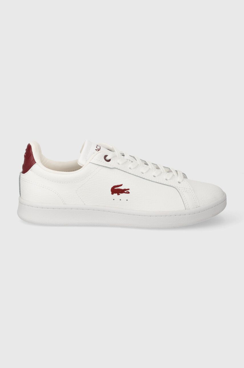 Lacoste sneakers din piele Carnaby Pro Leather culoarea alb, 47SFA0043