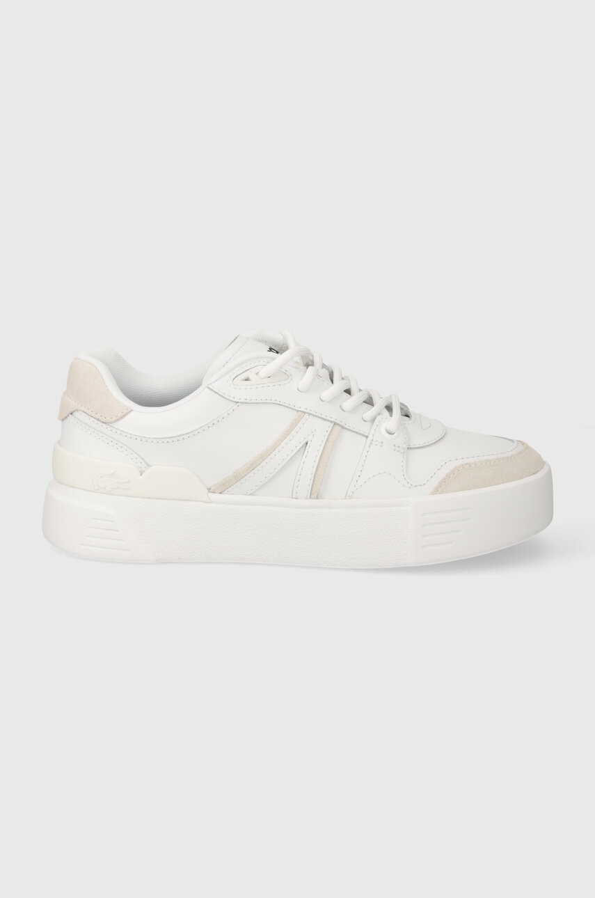 Lacoste sneakers din piele L002 Evo Logo Tongue Leather culoarea alb, 47SFA0055