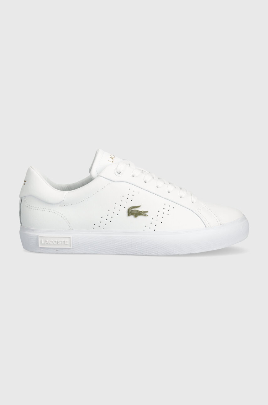Lacoste sneakers din piele Powercourt 2.0 Leather culoarea alb, 47SFA0072