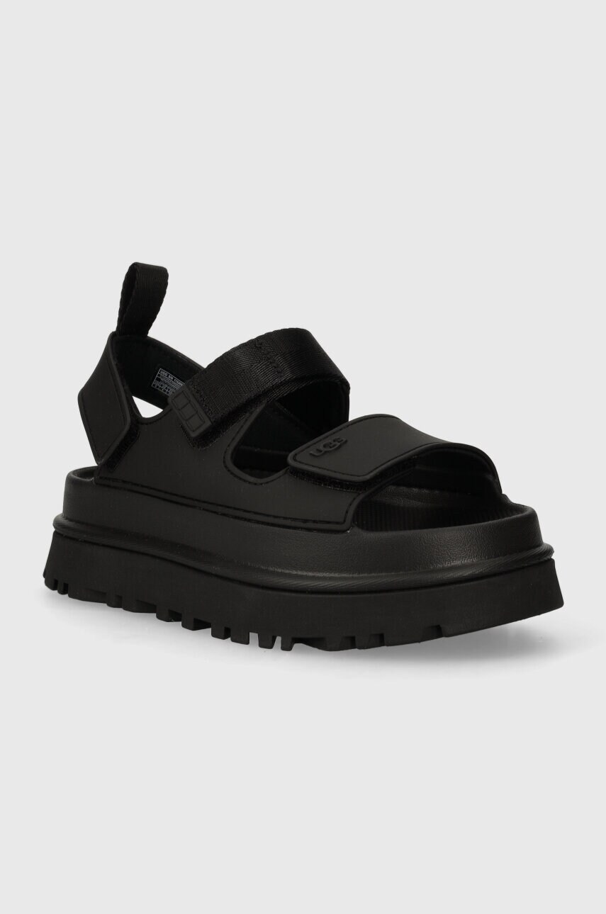 UGG sandale Goldenglow culoarea negru, cu platforma, 1152685