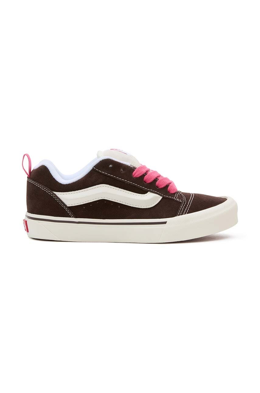 Vans tenisi Knu Skool femei, culoarea maro, VN0009QCBF21