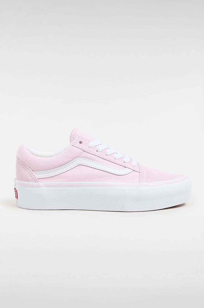 Vans tenisi Old Skool Platform femei, culoarea roz, VN0A5KRGV1C1