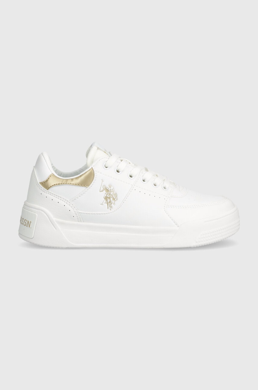 U.S. Polo Assn. sneakers NOLE culoarea alb, NOLE001W 4YN1