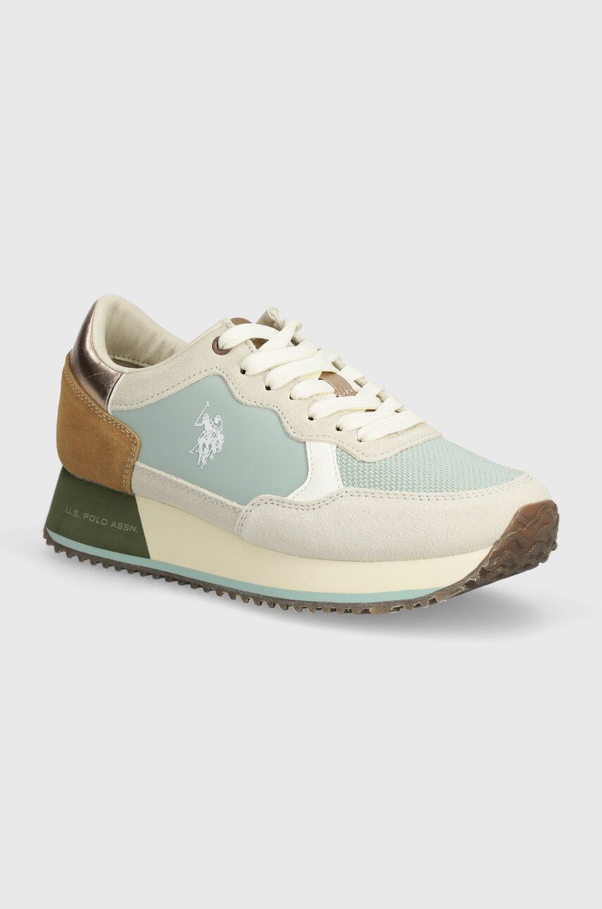 U.S. Polo Assn. sneakers SACHA culoarea verde, SACHA002W 4ST1