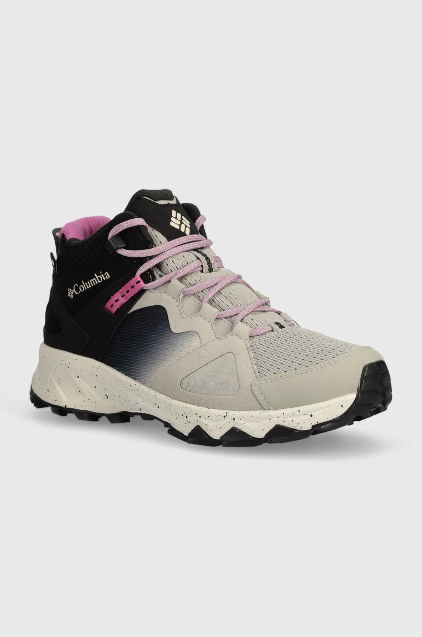 Columbia pantofi Peakfreak Hera Mid Outdry femei, culoarea negru