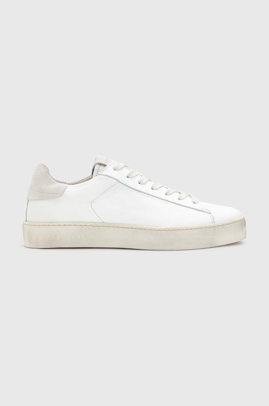 AllSaints sneakers din piele Shana Sneaker culoarea alb, WF776Z