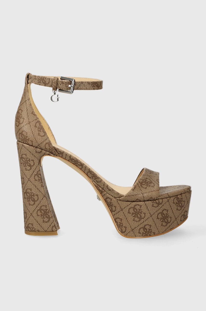 

Сандали Guess IDAS2 в бежово FLJDS2 FAL03 FLJIDS PAT03, Бежов