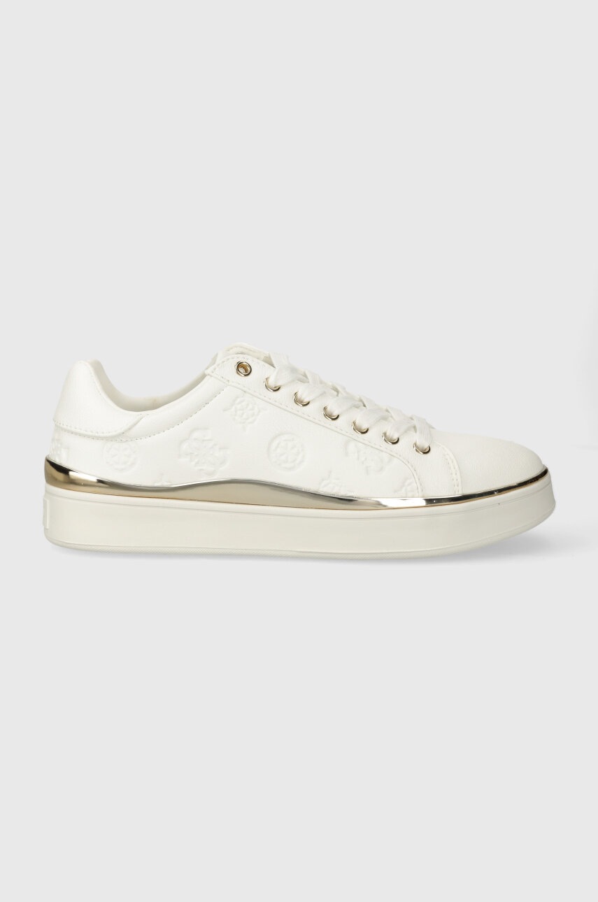 Levně Sneakers boty Guess BONNY bílá barva, FL8BNY FAL12