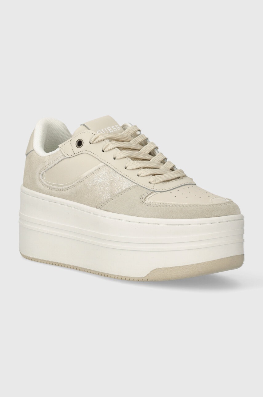 Levně Sneakers boty Guess LULLI šedá barva, FLJLLI LEM12