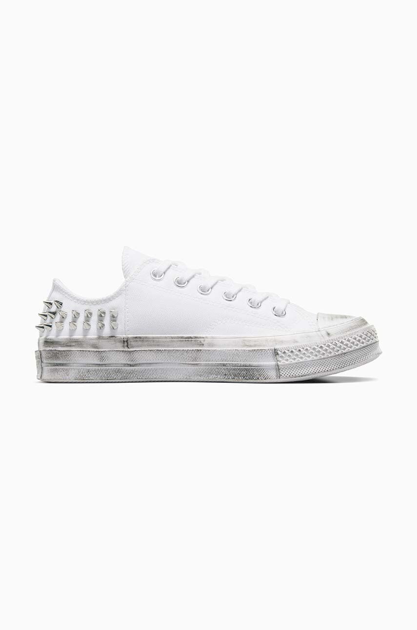 Converse tenisi Chuck 70 femei, culoarea alb, A07208C