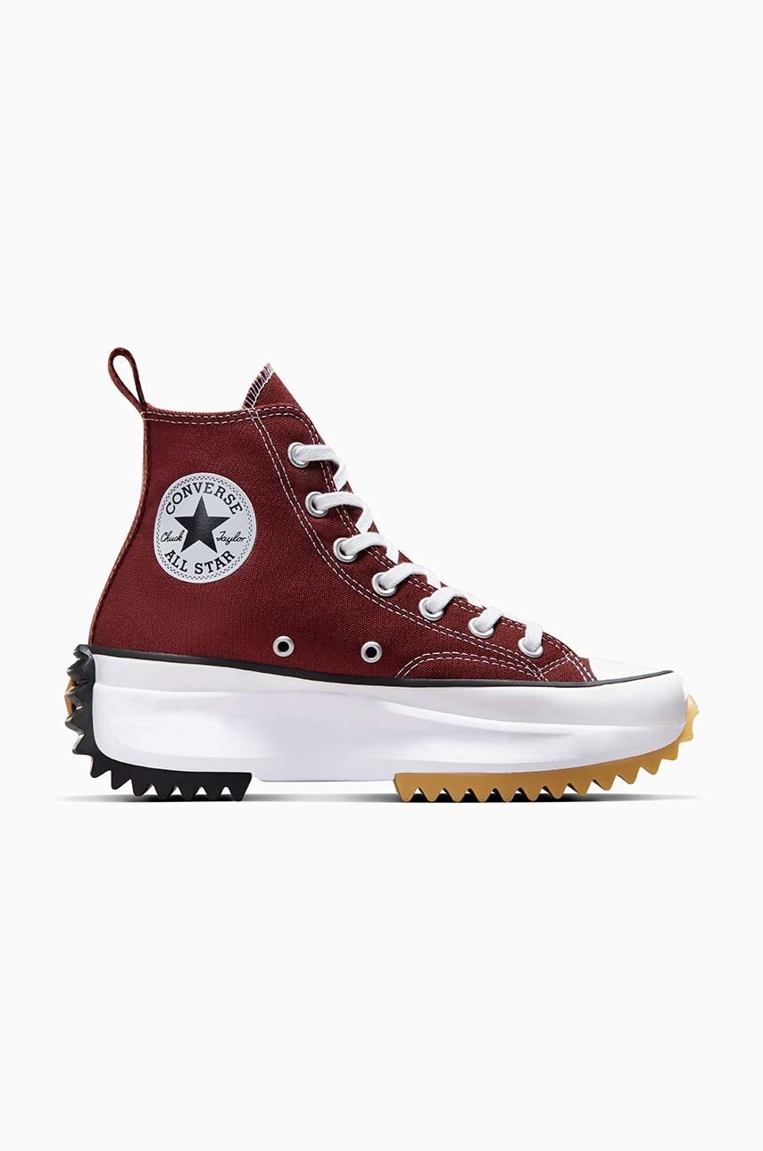 Converse tenisi Run Star Hike femei, culoarea bordo, A06514C