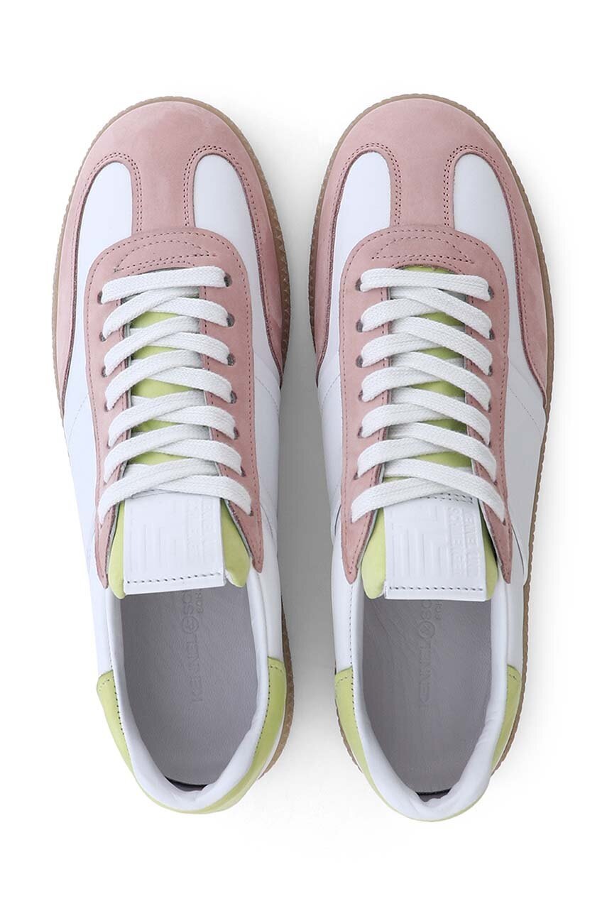 Δερμάτινα αθλητικά παπούτσια Kennel & Schmenger Crack χρώμα: άσπρο, 31-21500 φωτογραφία