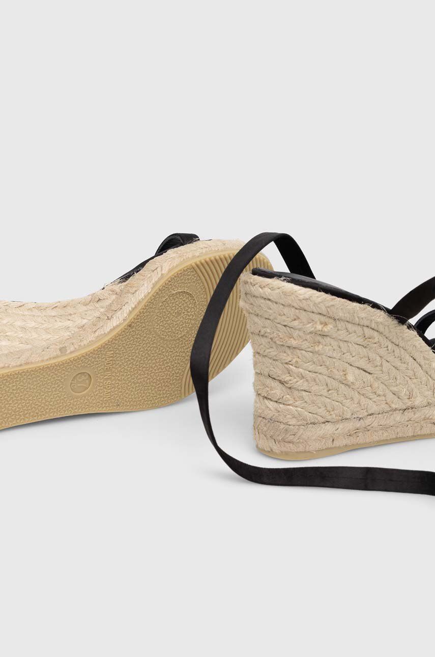 Espadrile Alohas Willa ženski, črna Barva, S100294.01