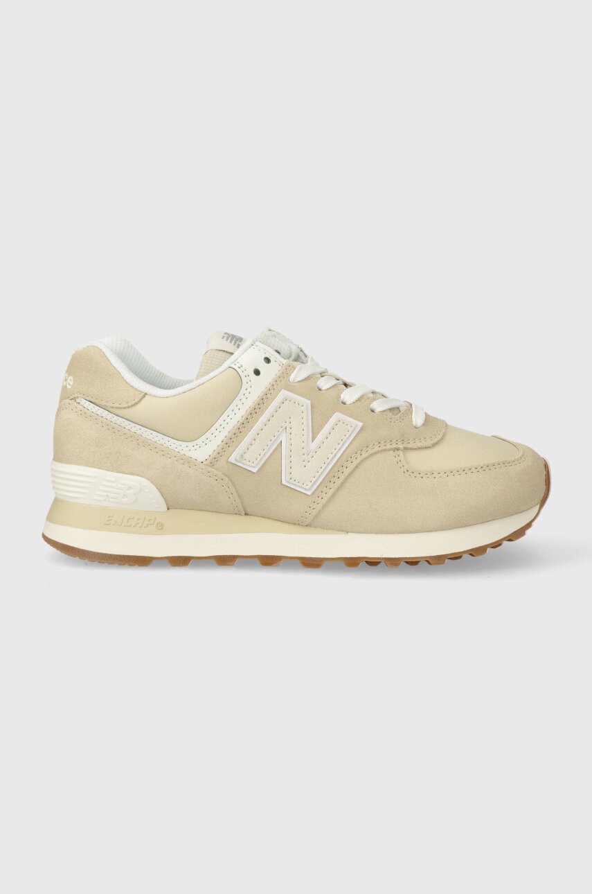 New Balance sneakers 574 culoarea bej, WL574QB2