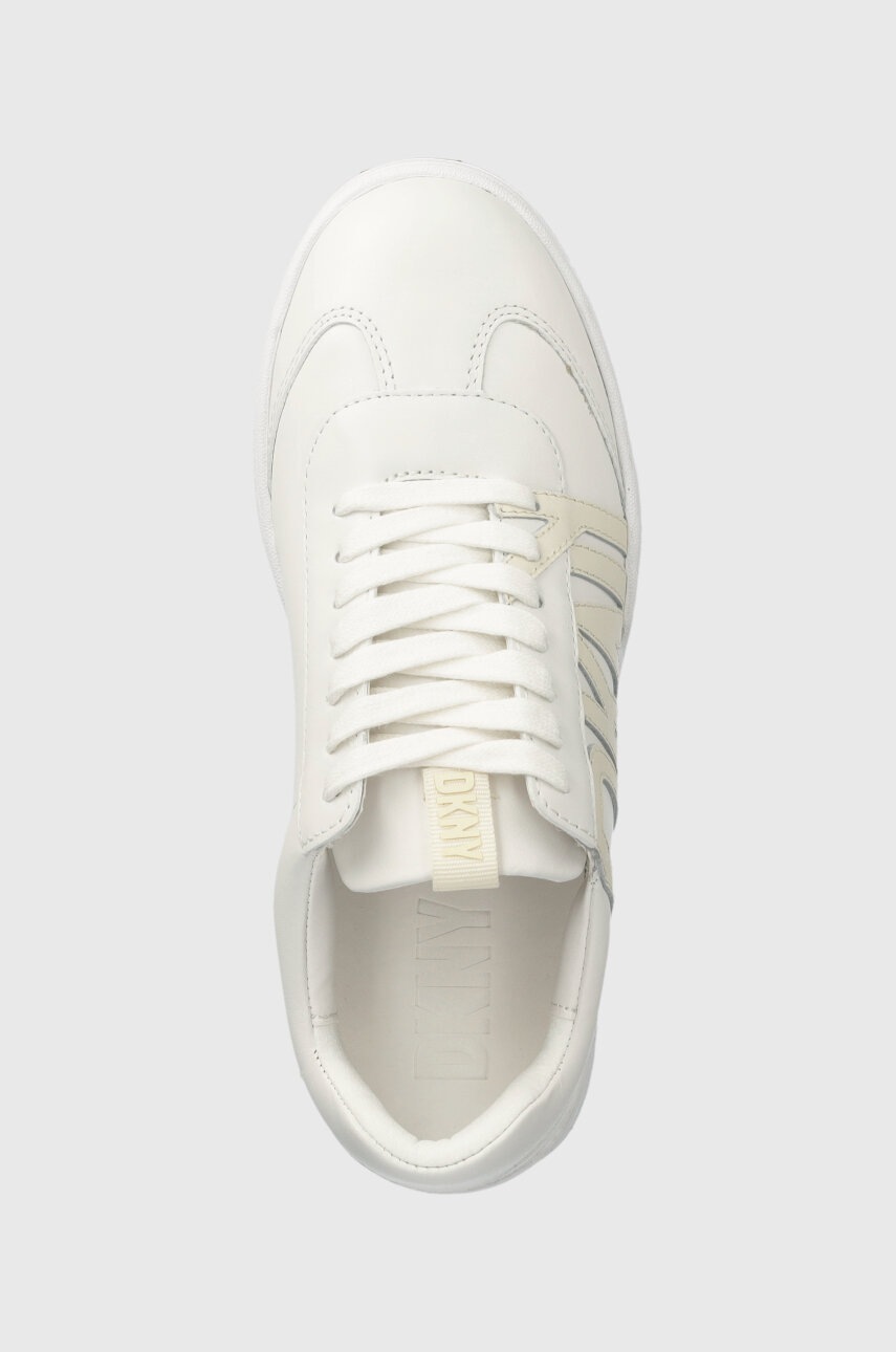 Δερμάτινα αθλητικά παπούτσια DKNY Betty χρώμα: άσπρο, K1421470 φωτογραφία