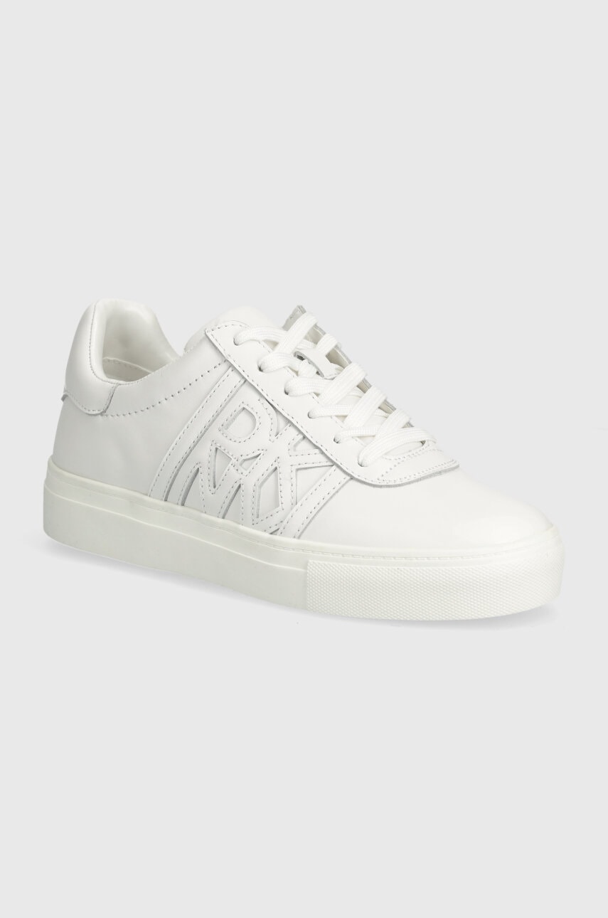 Dkny sneakers din piele Jennifer culoarea alb, K1427962