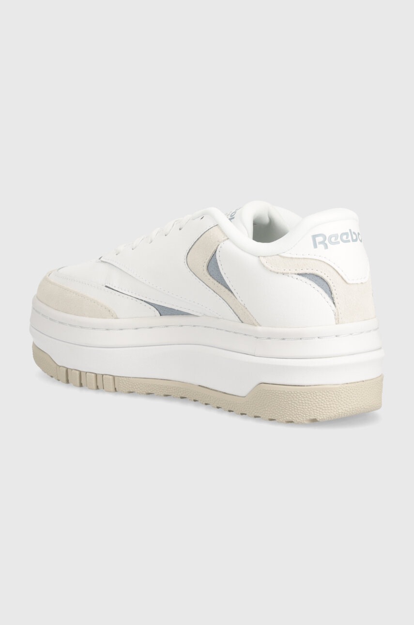 Δερμάτινα αθλητικά παπούτσια Reebok Classic Club C χρώμα: άσπρο, 100201959 φωτογραφία