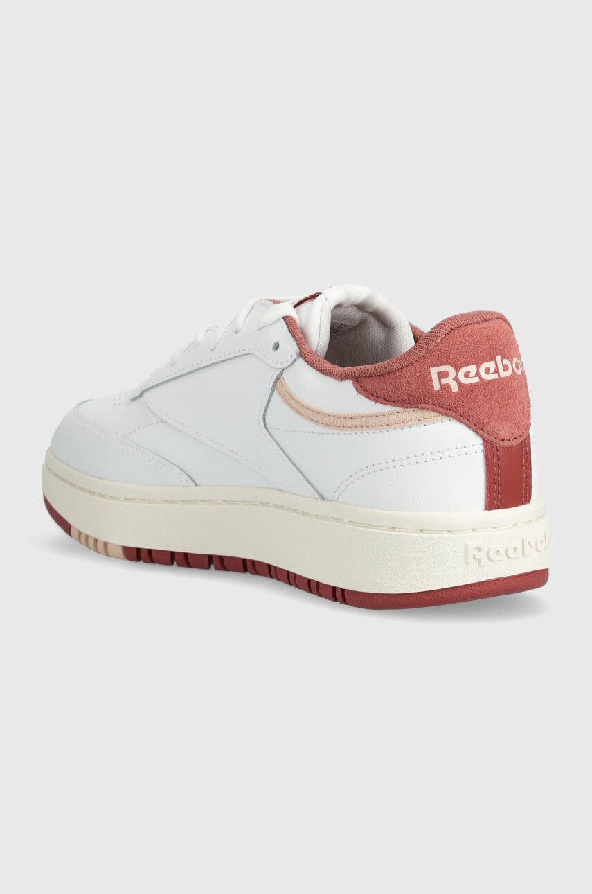 Δερμάτινα αθλητικά παπούτσια Reebok Classic CLUB C CLUB C χρώμα: άσπρο 100074266 φωτογραφία