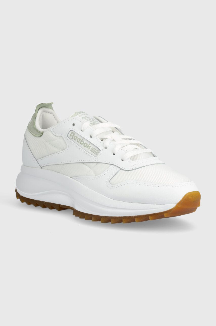 Levně Sneakers boty Reebok Classic CLASSIC LEATHER bílá barva, 100074376