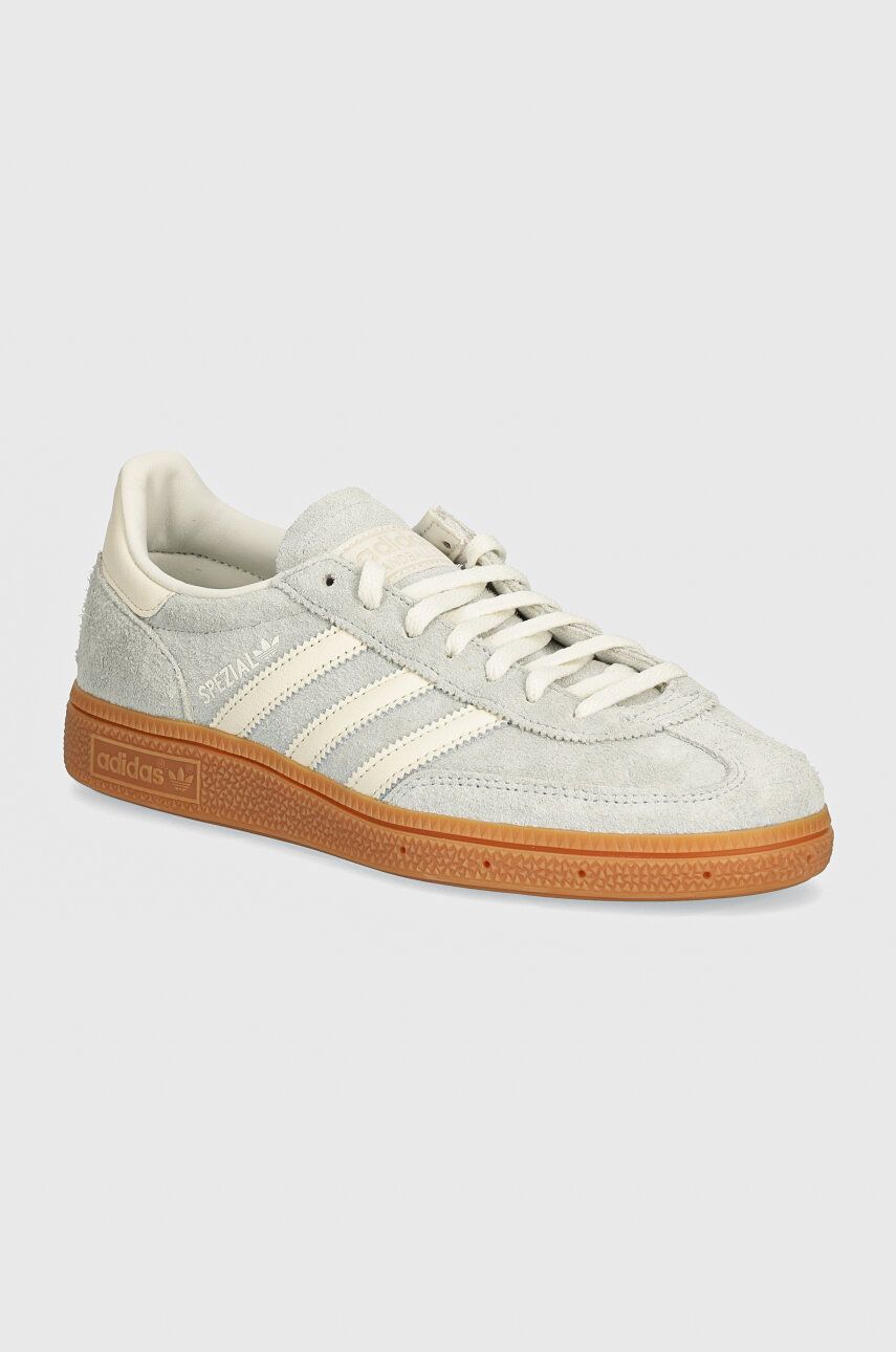 adidas Originals sneakers din piele intoarsă Handball Spezial W culoarea argintiu, IF6491