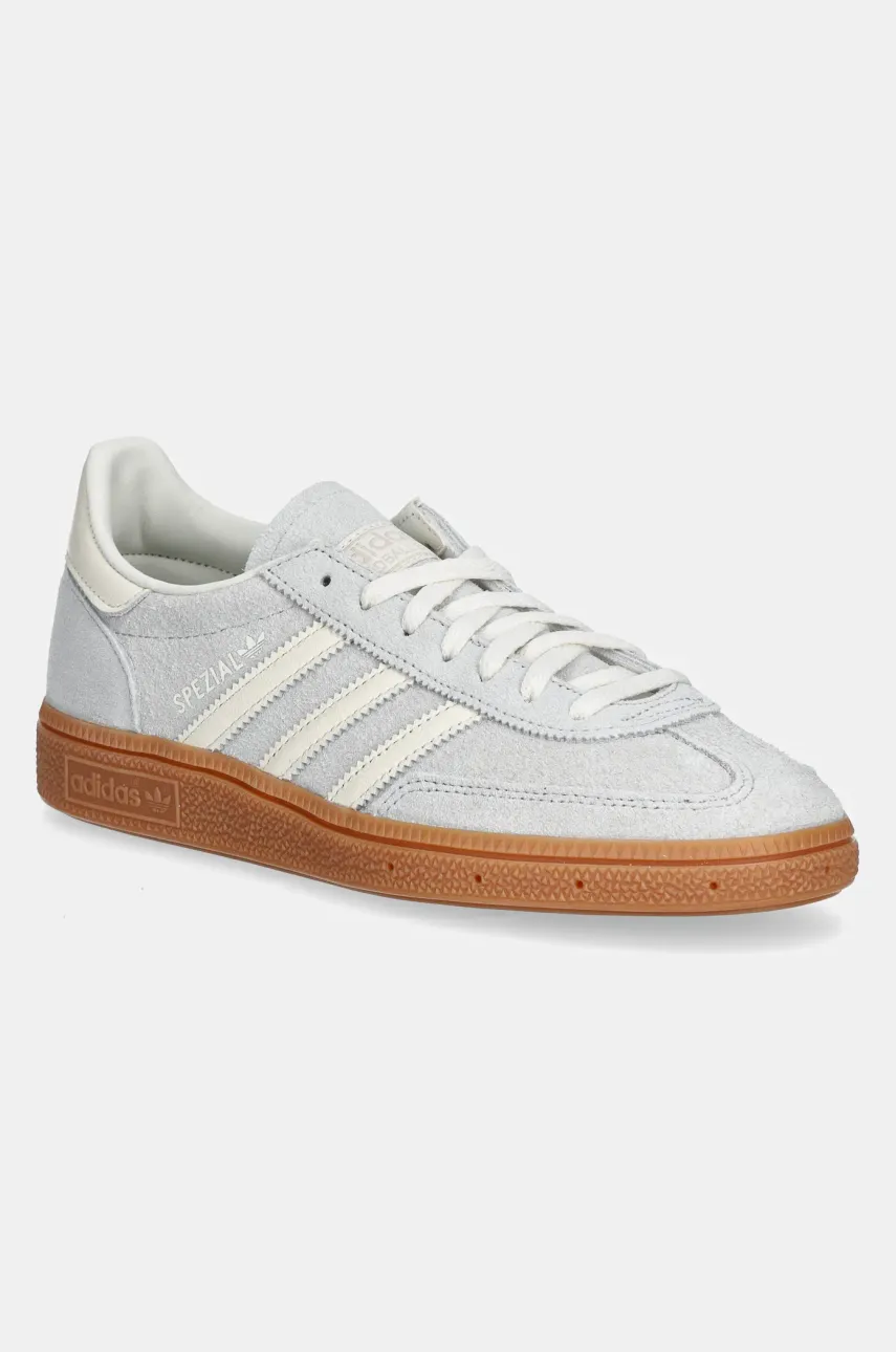 adidas Originals sneakers din piele intoarsă Handball Spezial W culoarea argintiu, IF6491