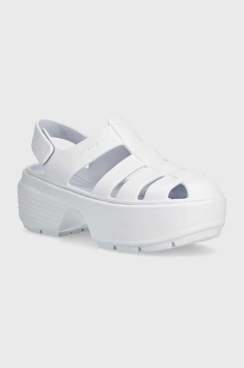 

Сандали Crocs Stomp Fisherman Sandal в синьо с платформа 209938, Син