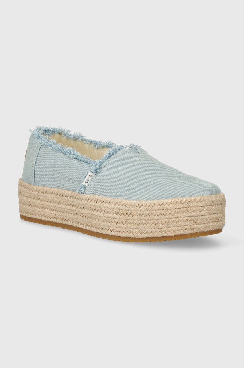 Toms espadrile Valencia cu platforma, 10019798