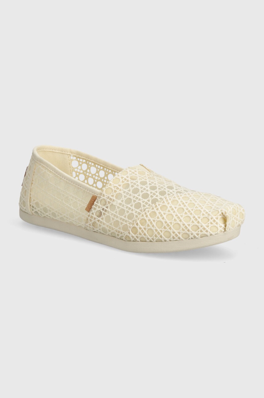 Toms espadrile Alpargata culoarea bej, 10020662