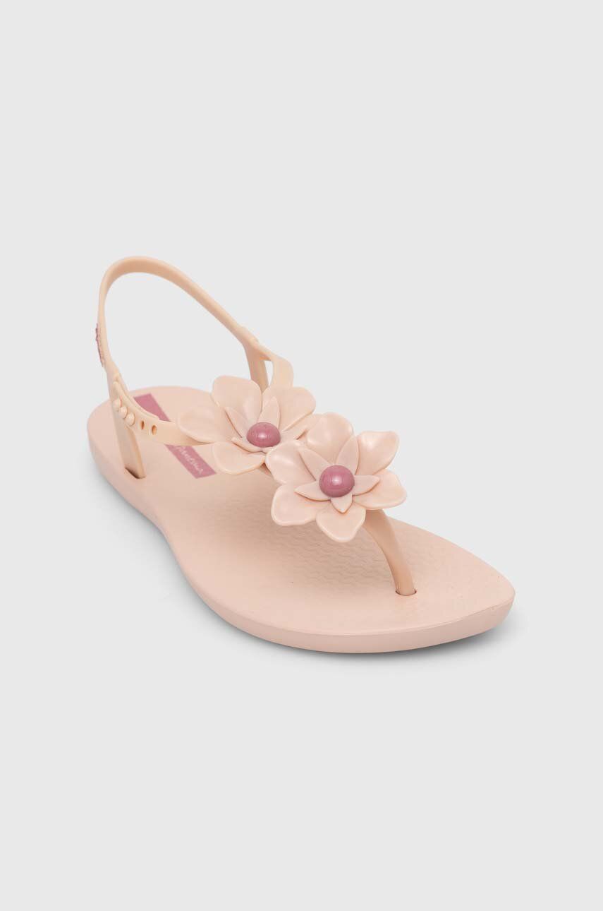 Sandály Ipanema DUO FLOWERS dámské, béžová barva, 83565-AS018