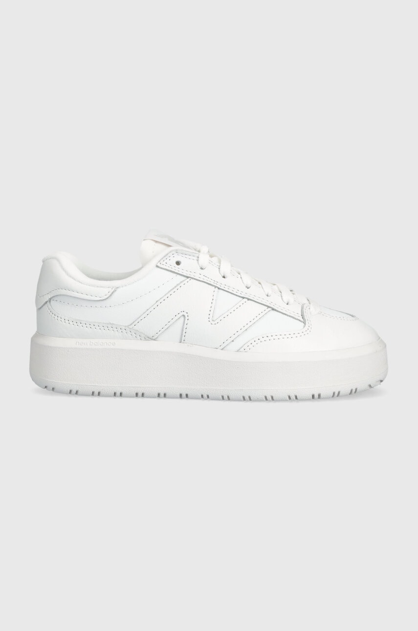 New Balance sneakers din piele CT302CLA culoarea alb