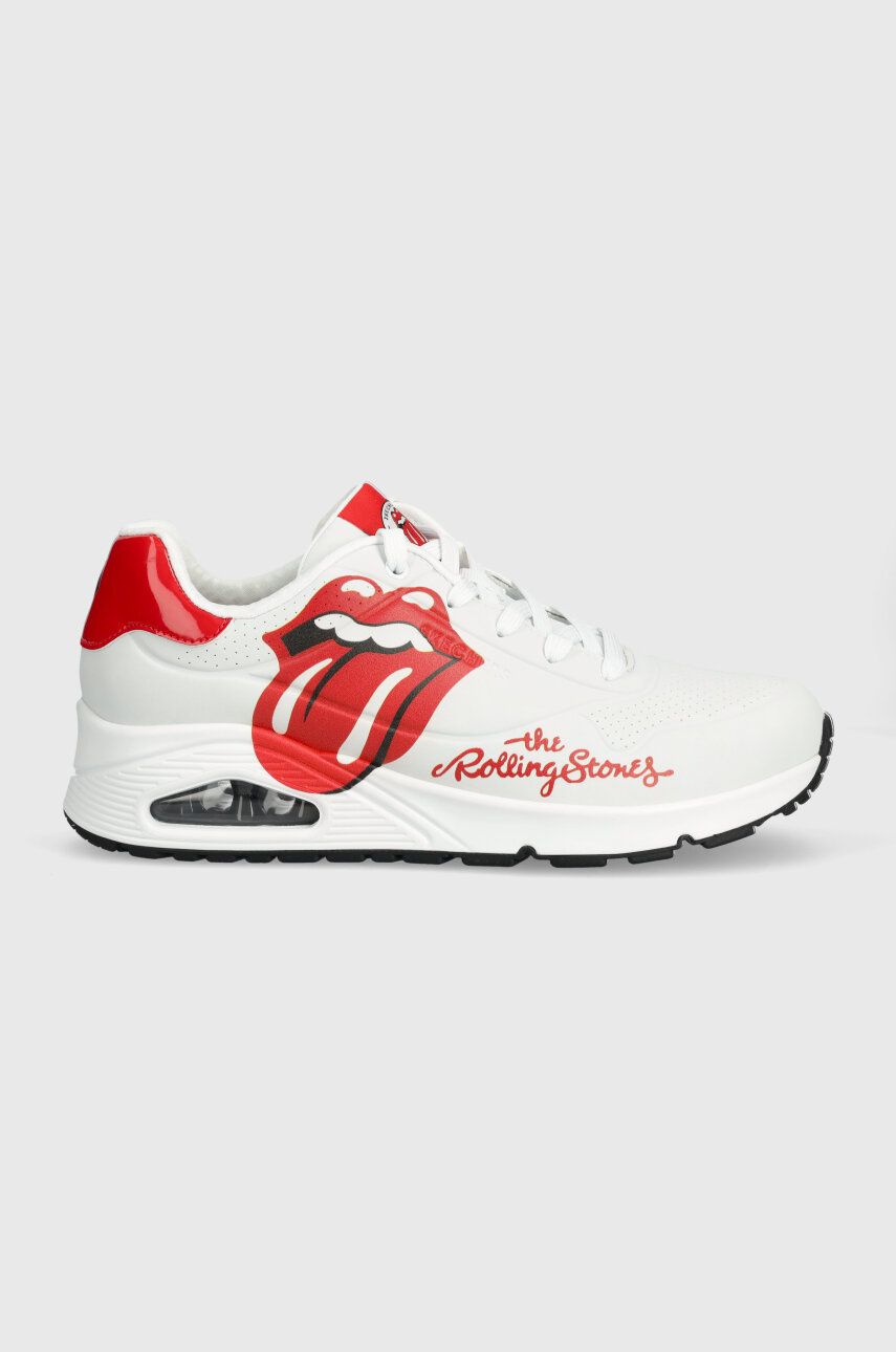 Skechers sneakers SKECHERS X ROLLING STONES culoarea alb