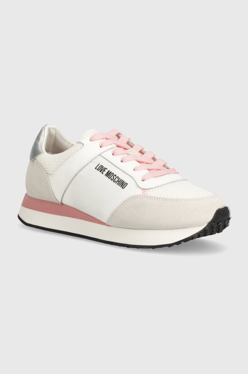 Love Moschino sneakers culoarea alb, JA15483G0IINM10A