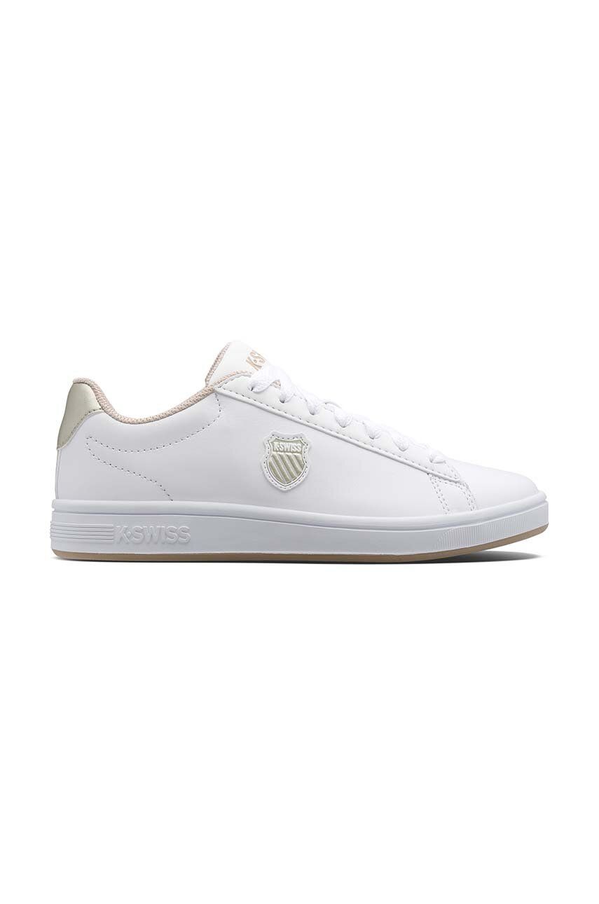 Levně Sneakers boty K-Swiss COURT SHIELD bílá barva, 96599.997.M