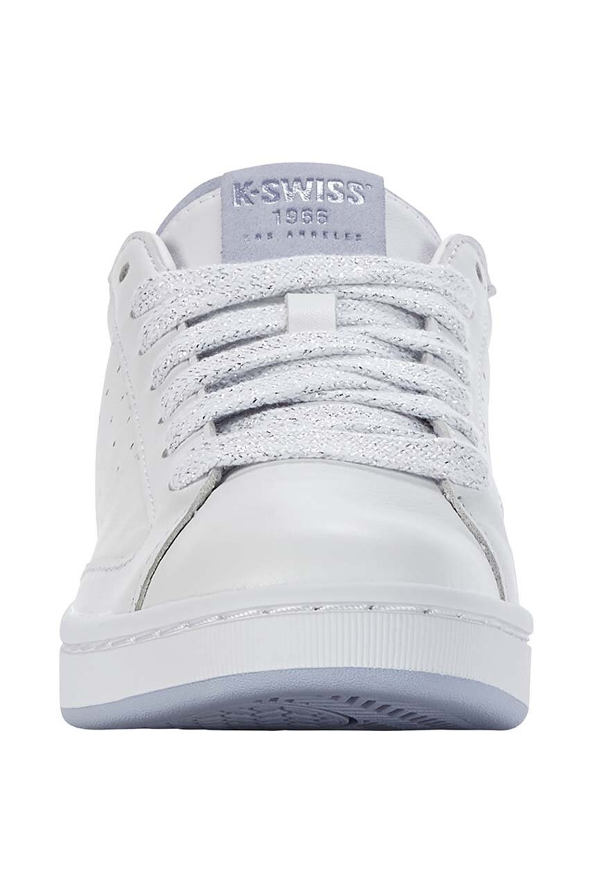 Δερμάτινα αθλητικά παπούτσια K-Swiss LOZAN KLUB LTH χρώμα: άσπρο φωτογραφία