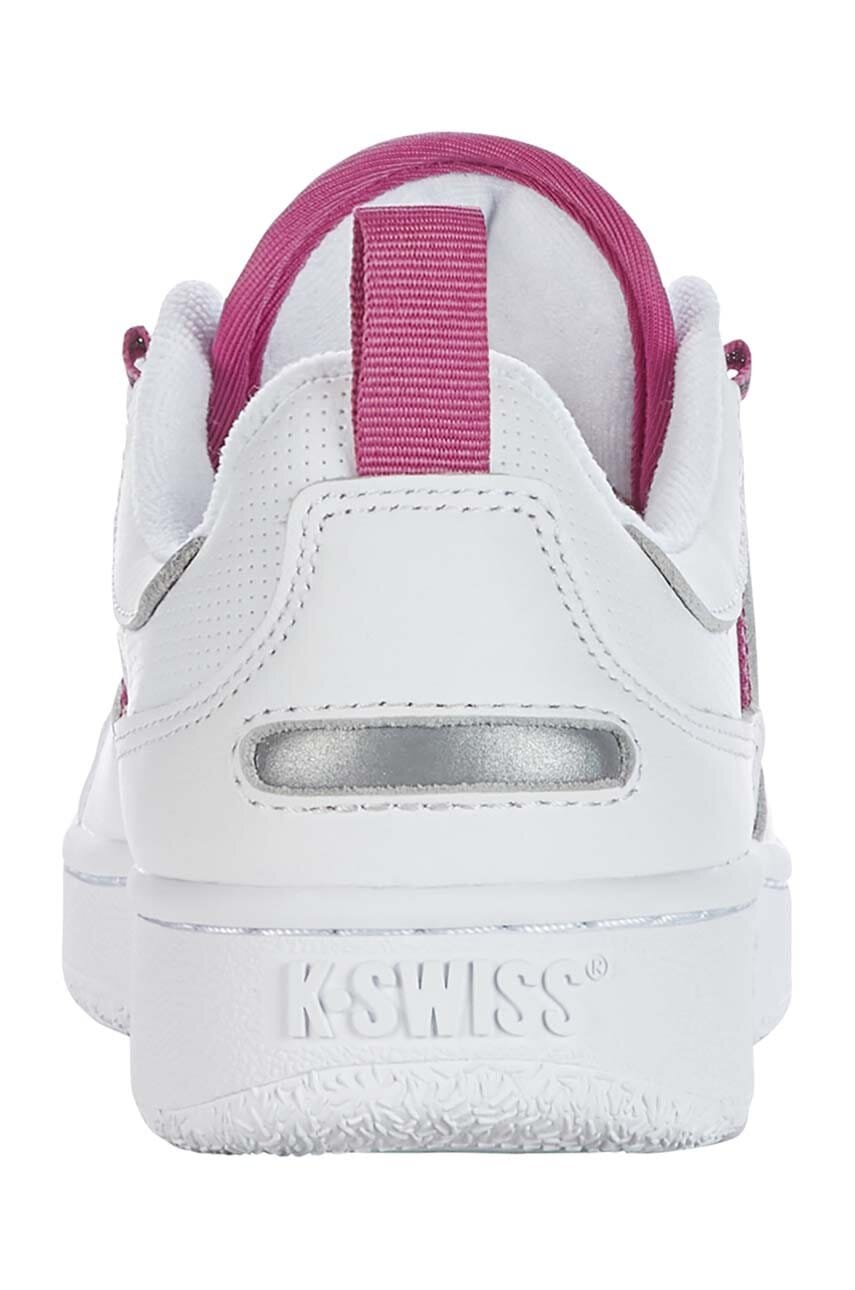 Δερμάτινα αθλητικά παπούτσια K-Swiss SLAMM 99 CC χρώμα: άσπρο φωτογραφία