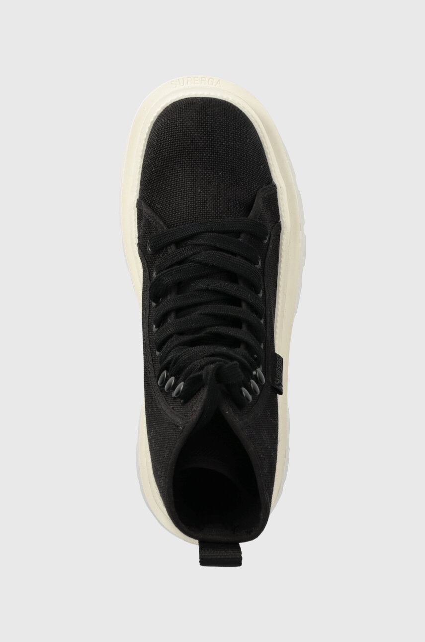 Πάνινα παπούτσια Superga 3051 ALPINA APEX HIGH χρώμα: μαύρο, S1171QW φωτογραφία