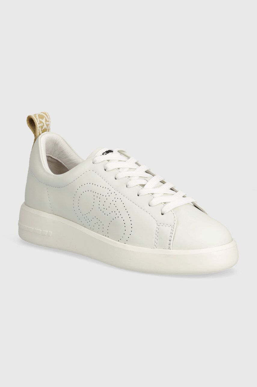 Coccinelle sneakers din piele culoarea alb, PWT 24 01 01 877