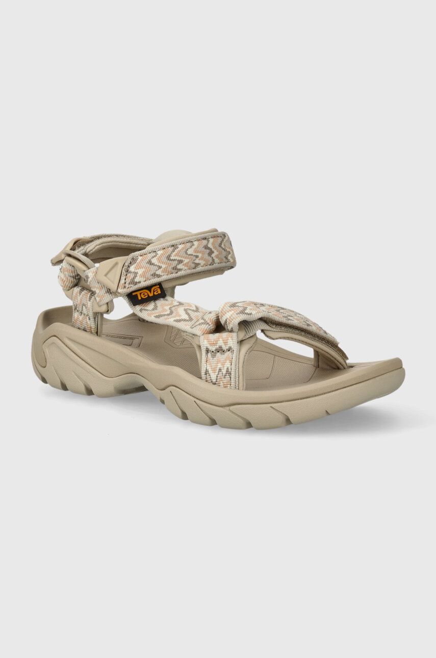 Teva sandale Terra Fi 5 Universal femei, culoarea bej, 1099443