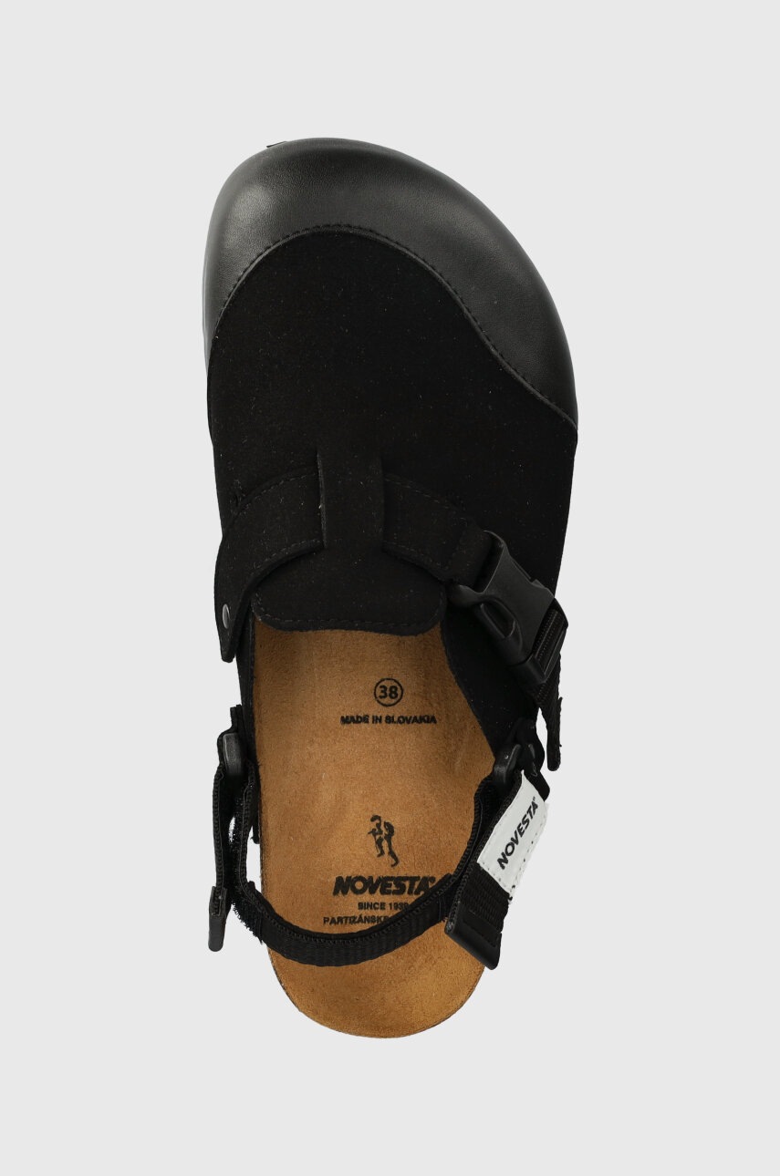 Παντόφλες Novesta Tatra χρώμα: μαύρο, N358002-999701BIA φωτογραφία