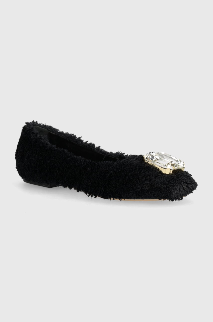 AGL balerini MILLY culoarea negru, D544025PCSPONG0000 AGL balerini MILLY culoarea negru, D544025PCSPONG0000