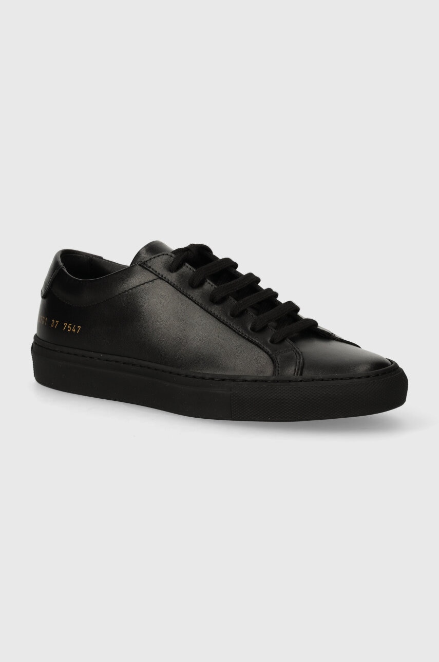 Common Projects sneakers din piele Original Achilles Low culoarea negru, 3701 Common Projects sneakers din piele Original Achilles Low culoarea negru, 3701