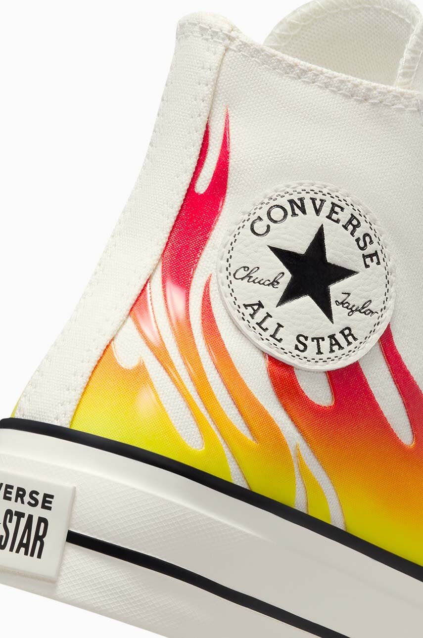 Πάνινα παπούτσια Converse Chuck Taylor All Star Lift χρώμα: άσπρο, A07892C φωτογραφία